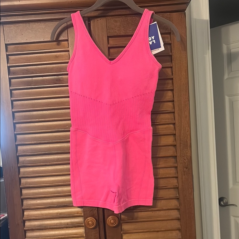 Pink Bodysuit Romper by JoyLab